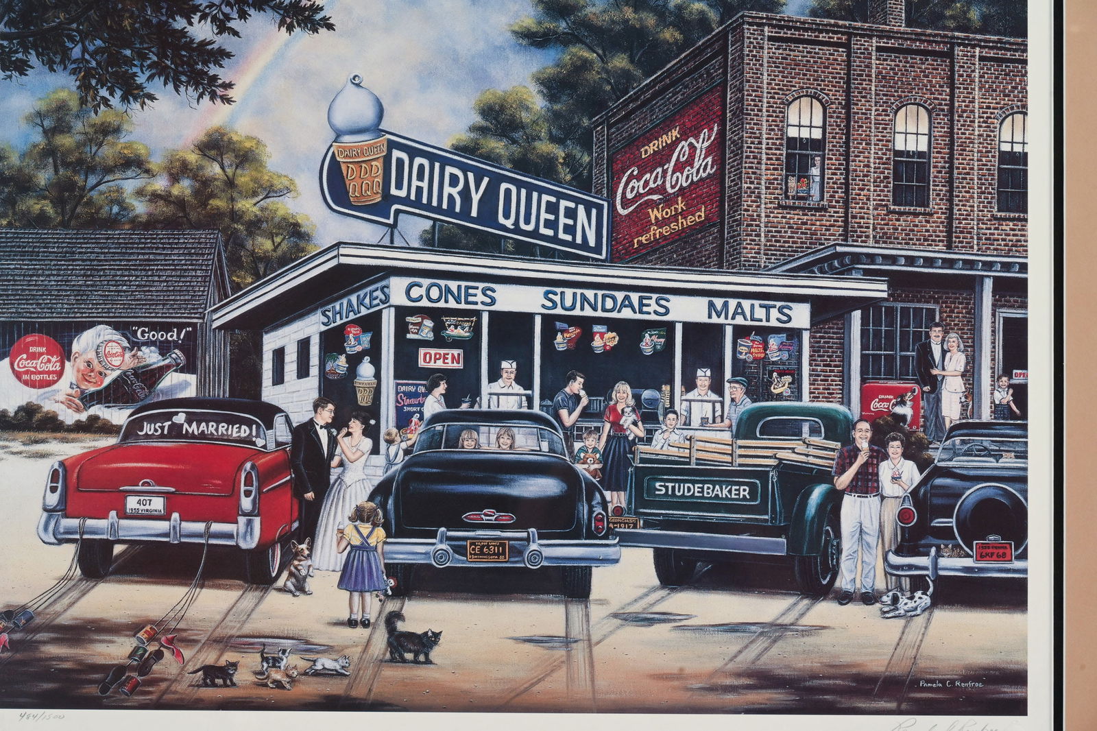 SIGNED PAULA RENFROE "REFRESHING TIMES" PRINT - 2