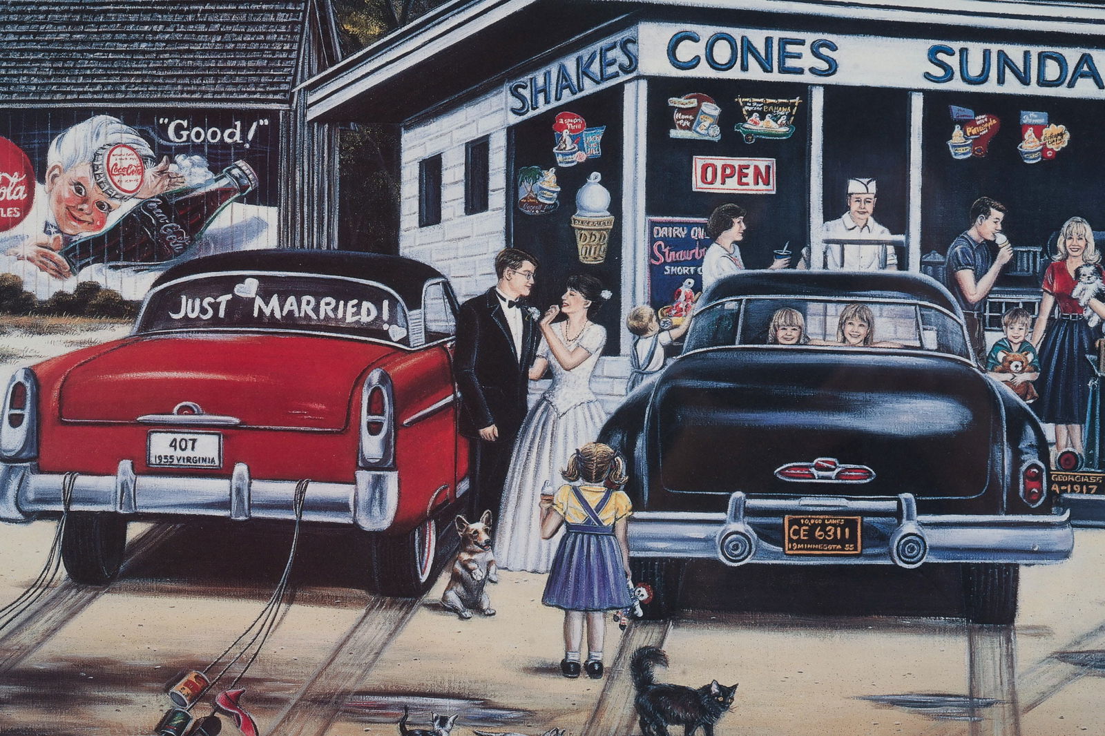 SIGNED PAULA RENFROE "REFRESHING TIMES" PRINT - 3