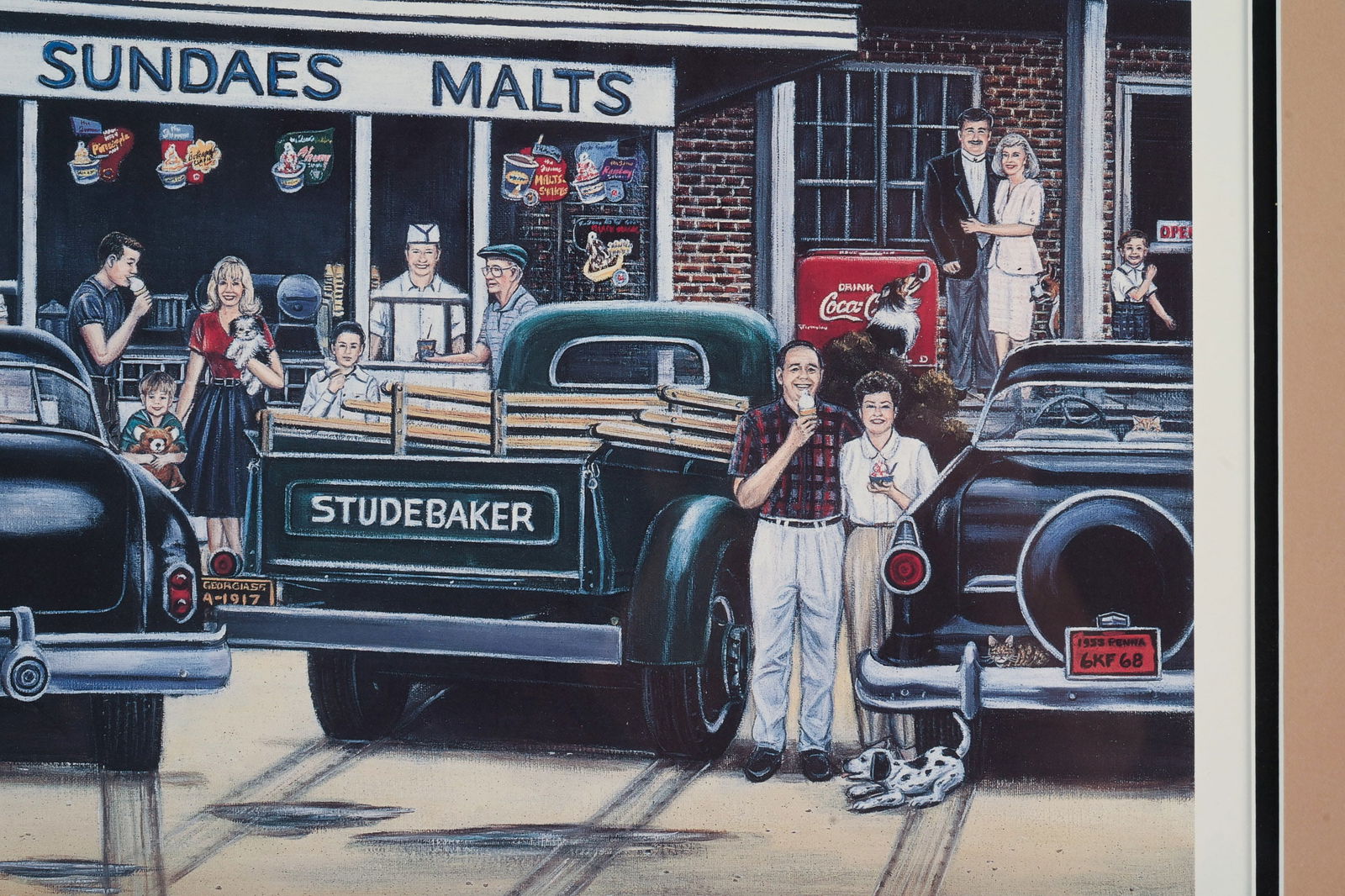 SIGNED PAULA RENFROE "REFRESHING TIMES" PRINT - 4