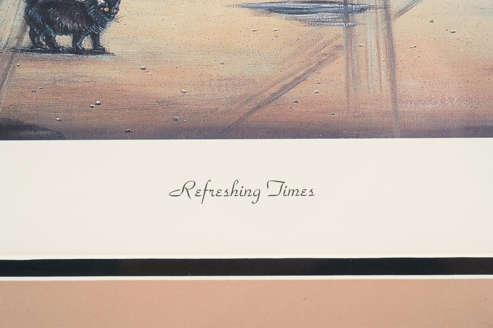 SIGNED PAULA RENFROE "REFRESHING TIMES" PRINT - 6