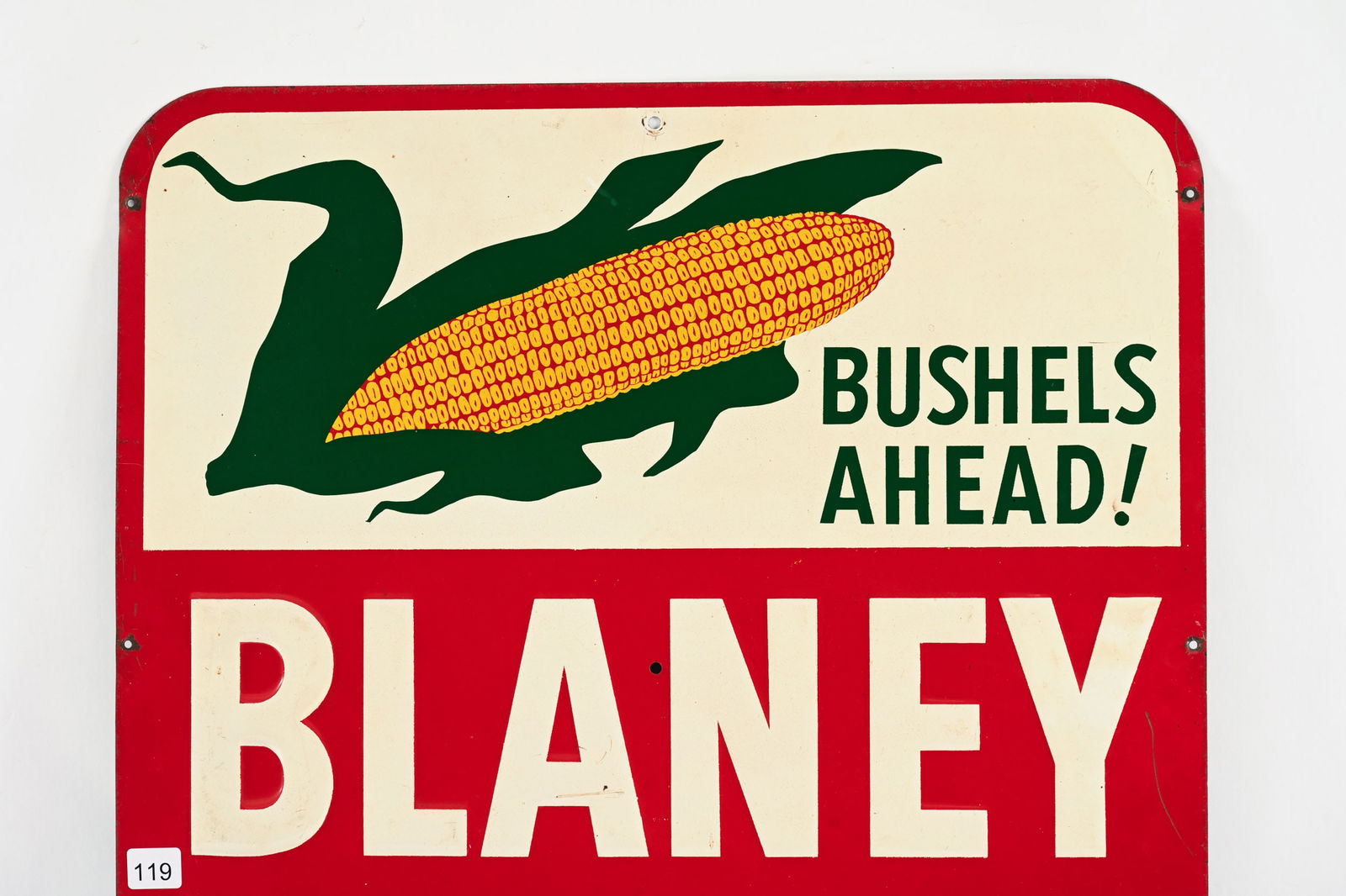 BLANEY HI-POTENTIALS EMBOSSED TIN SIGN - 2