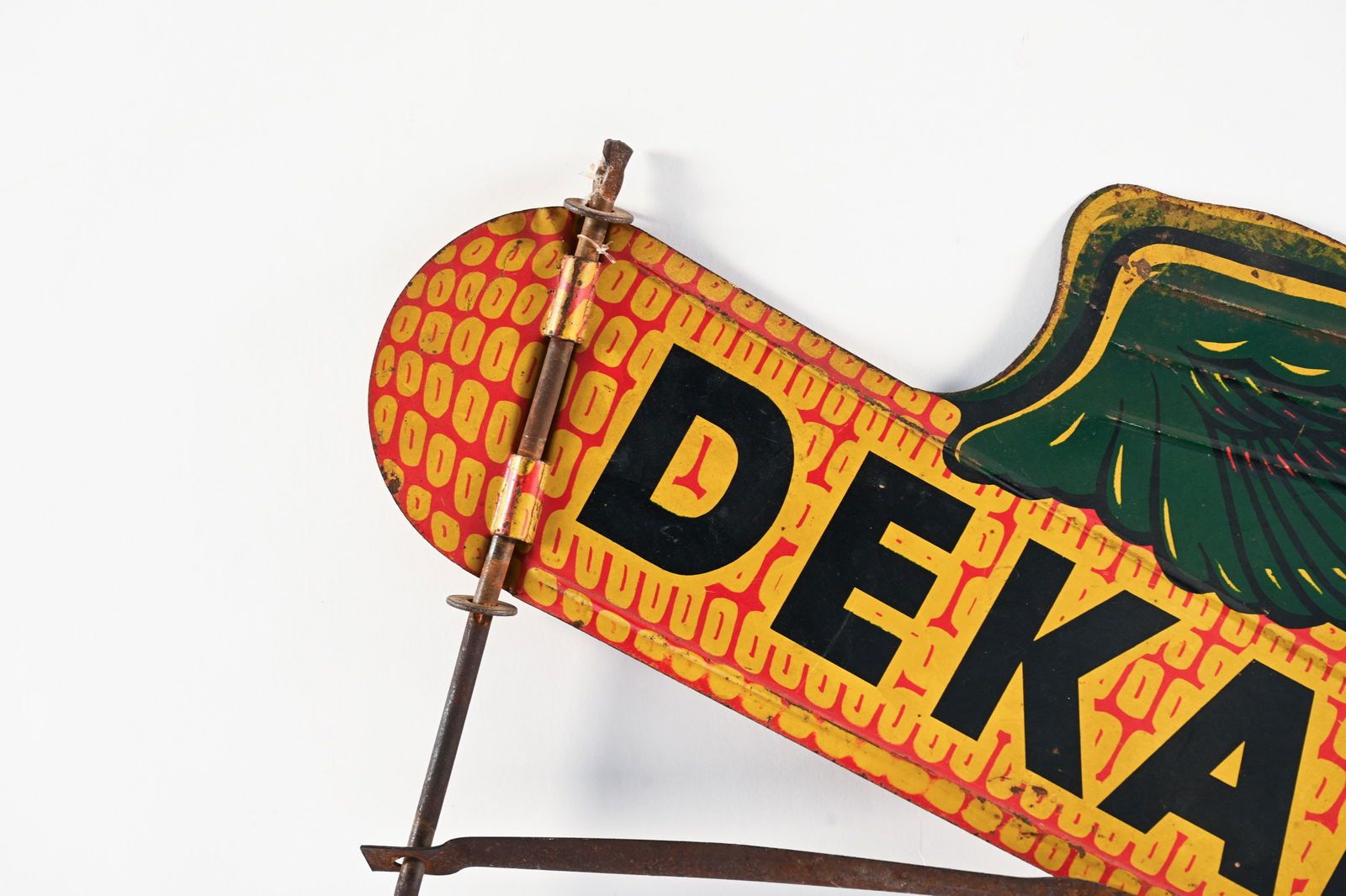 DEKALB DOUBLE SIDED TIN WEATHERVANE - 8