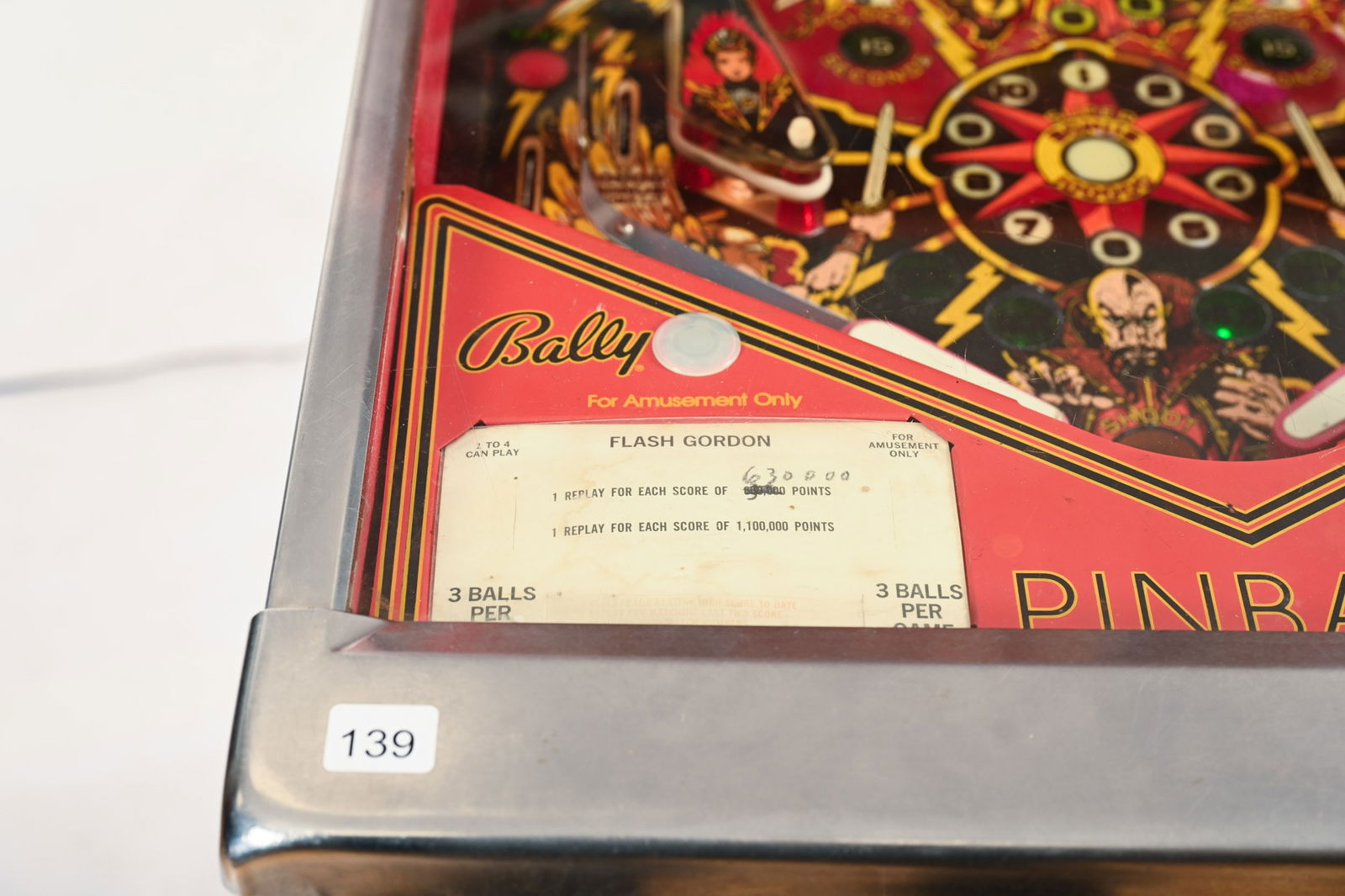 1980 BALLY FLASH GORDON PINBALL MACHINE - 10