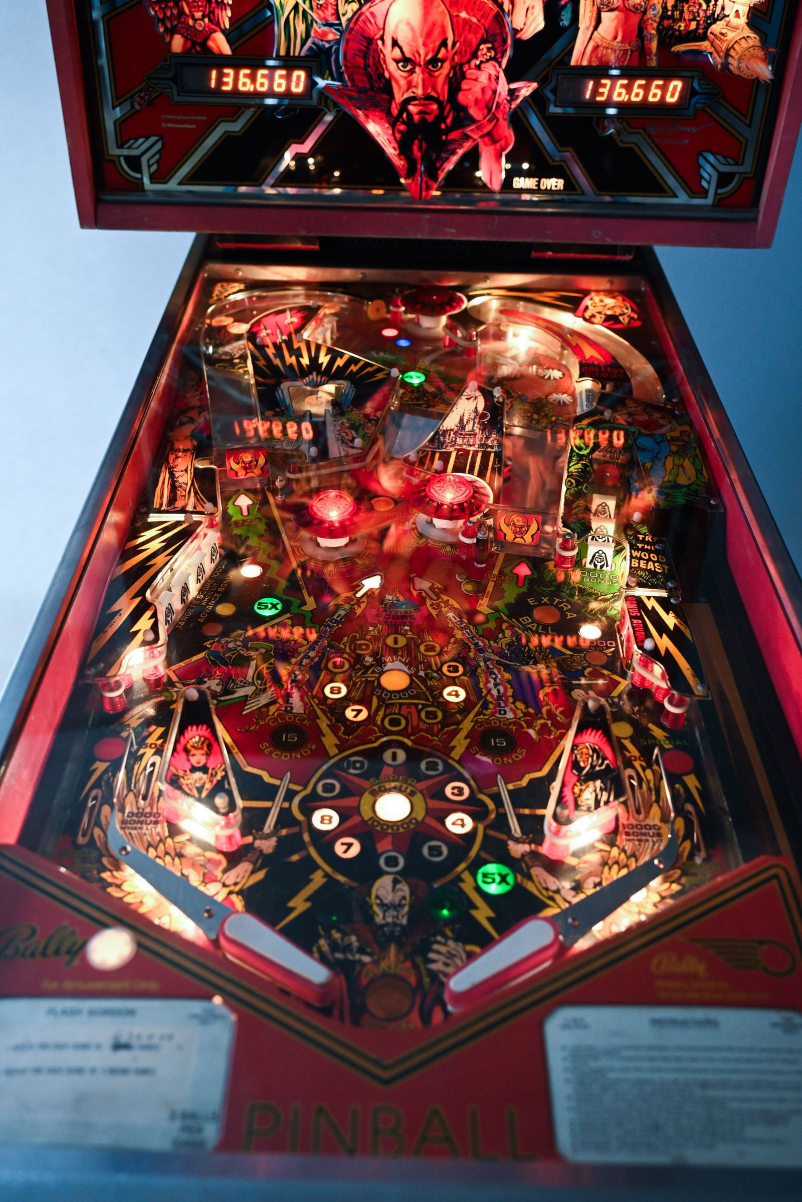 1980 BALLY FLASH GORDON PINBALL MACHINE - 16