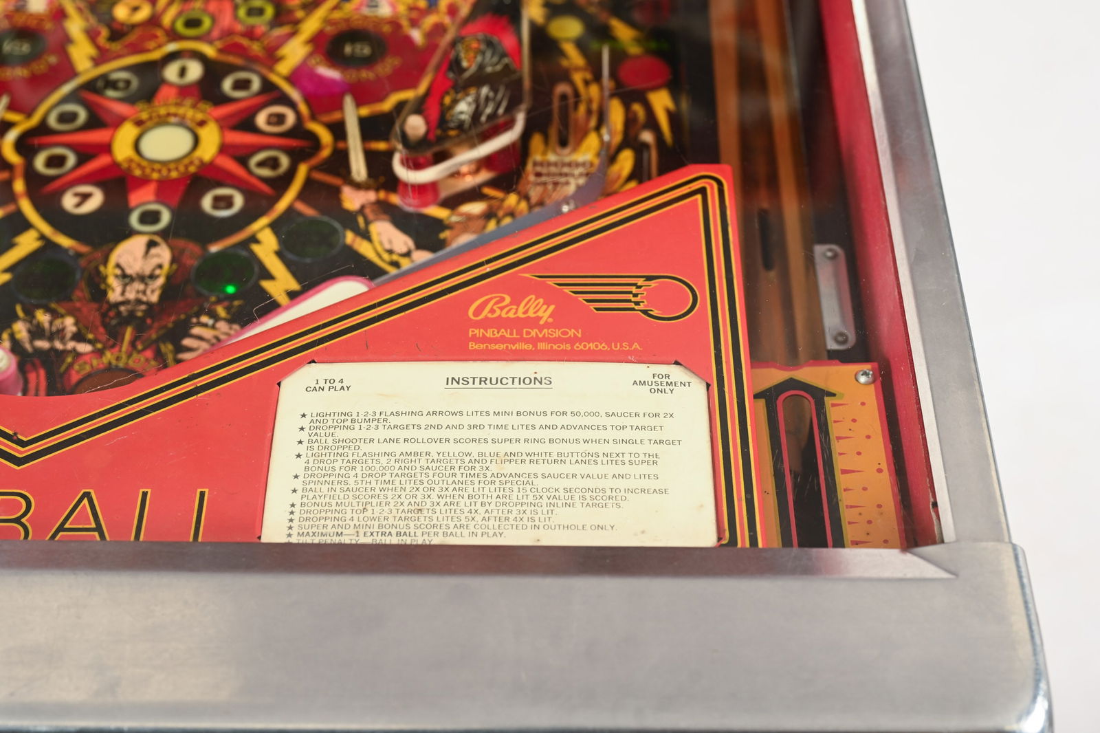 1980 BALLY FLASH GORDON PINBALL MACHINE - 9