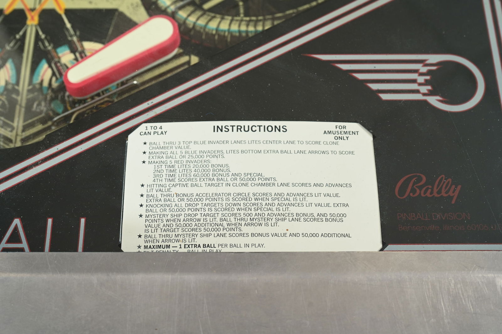 1980 BALLY SPACE INVADERS PINBALL MACHINE - 14