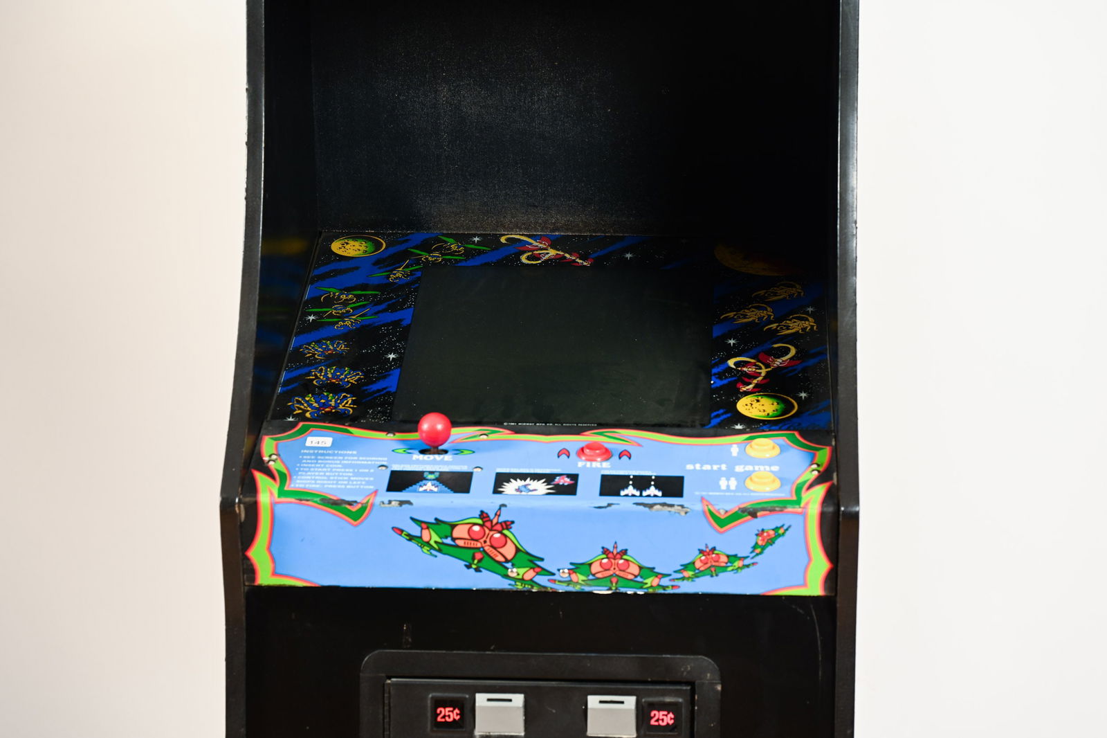 1981 BALLY/MIDWAY GALAGA ARCADE GAME - 10