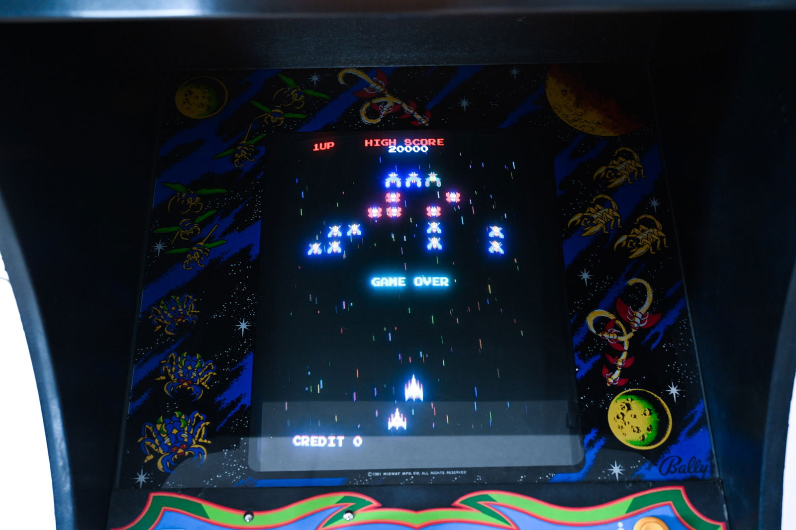 1981 BALLY/MIDWAY GALAGA ARCADE GAME - 14