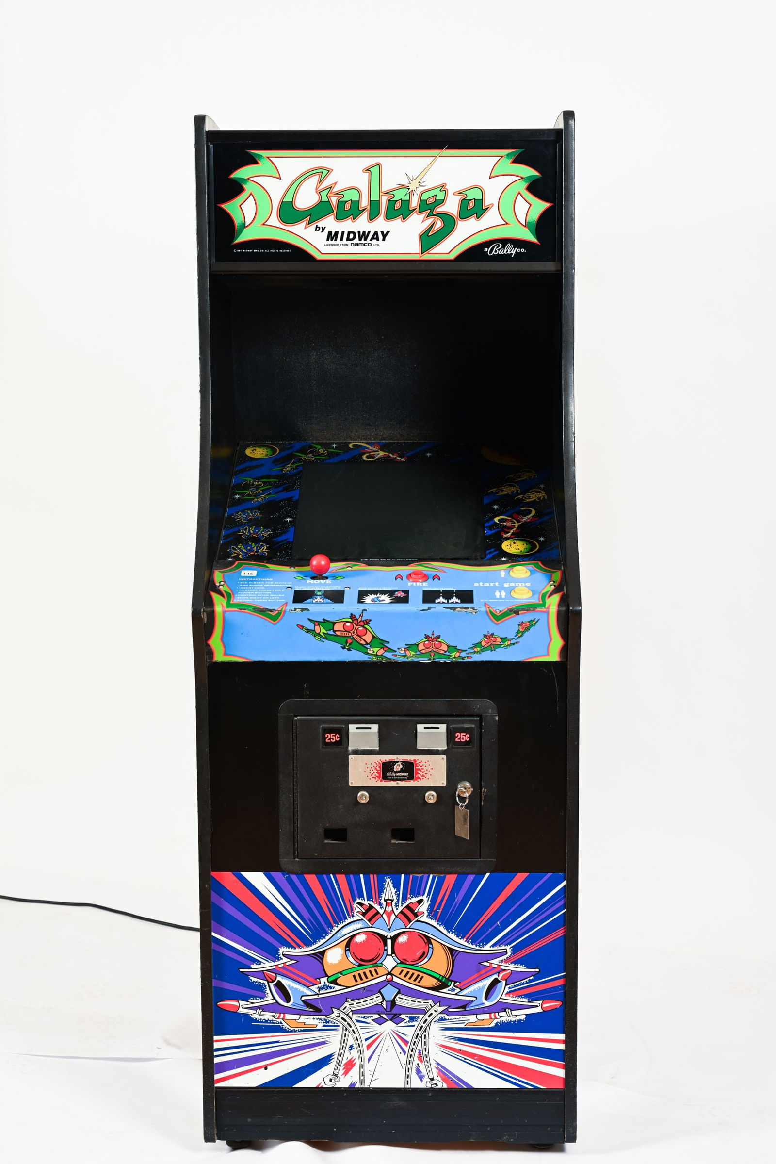 1981 BALLY/MIDWAY GALAGA ARCADE GAME - 2