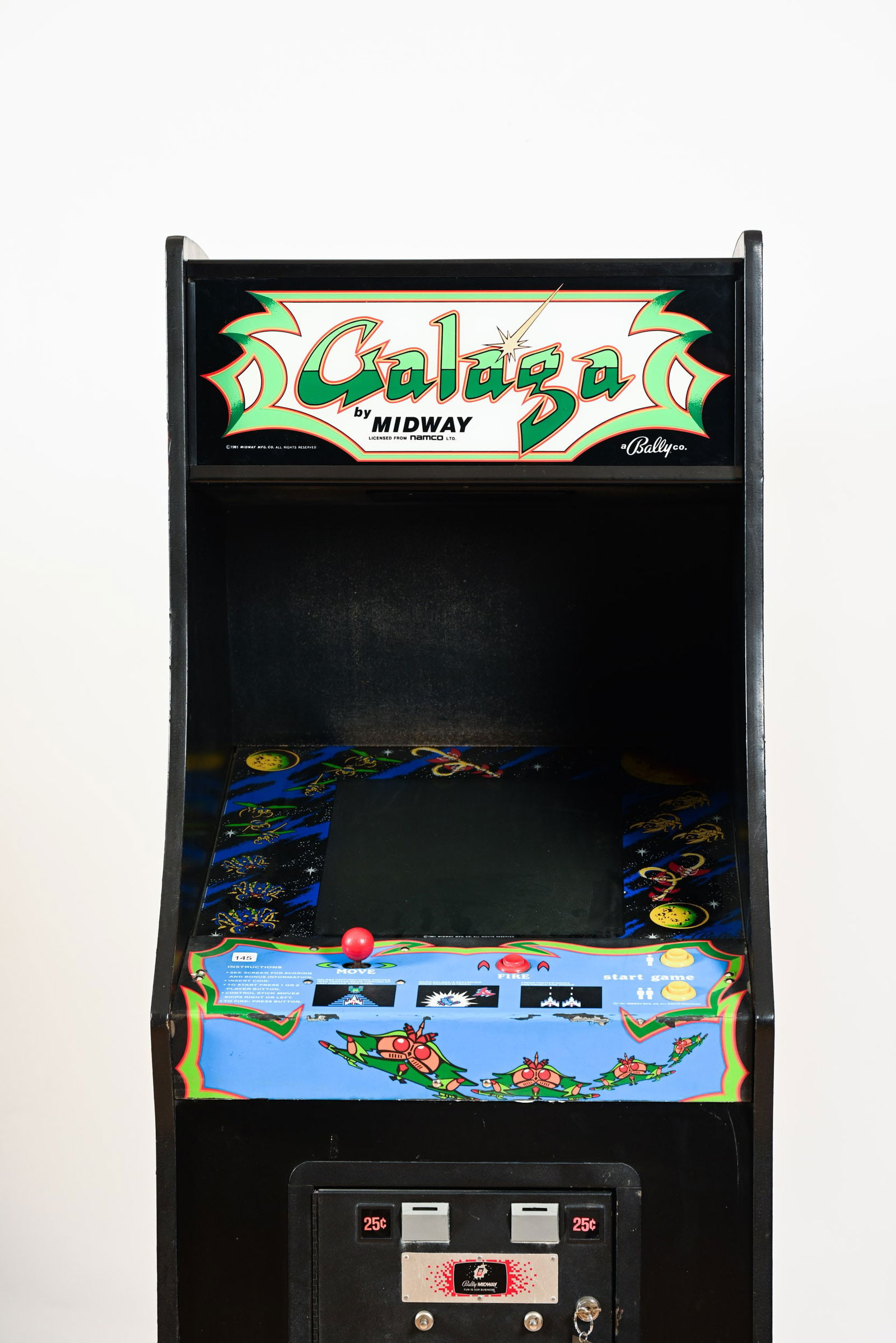 1981 BALLY/MIDWAY GALAGA ARCADE GAME - 3