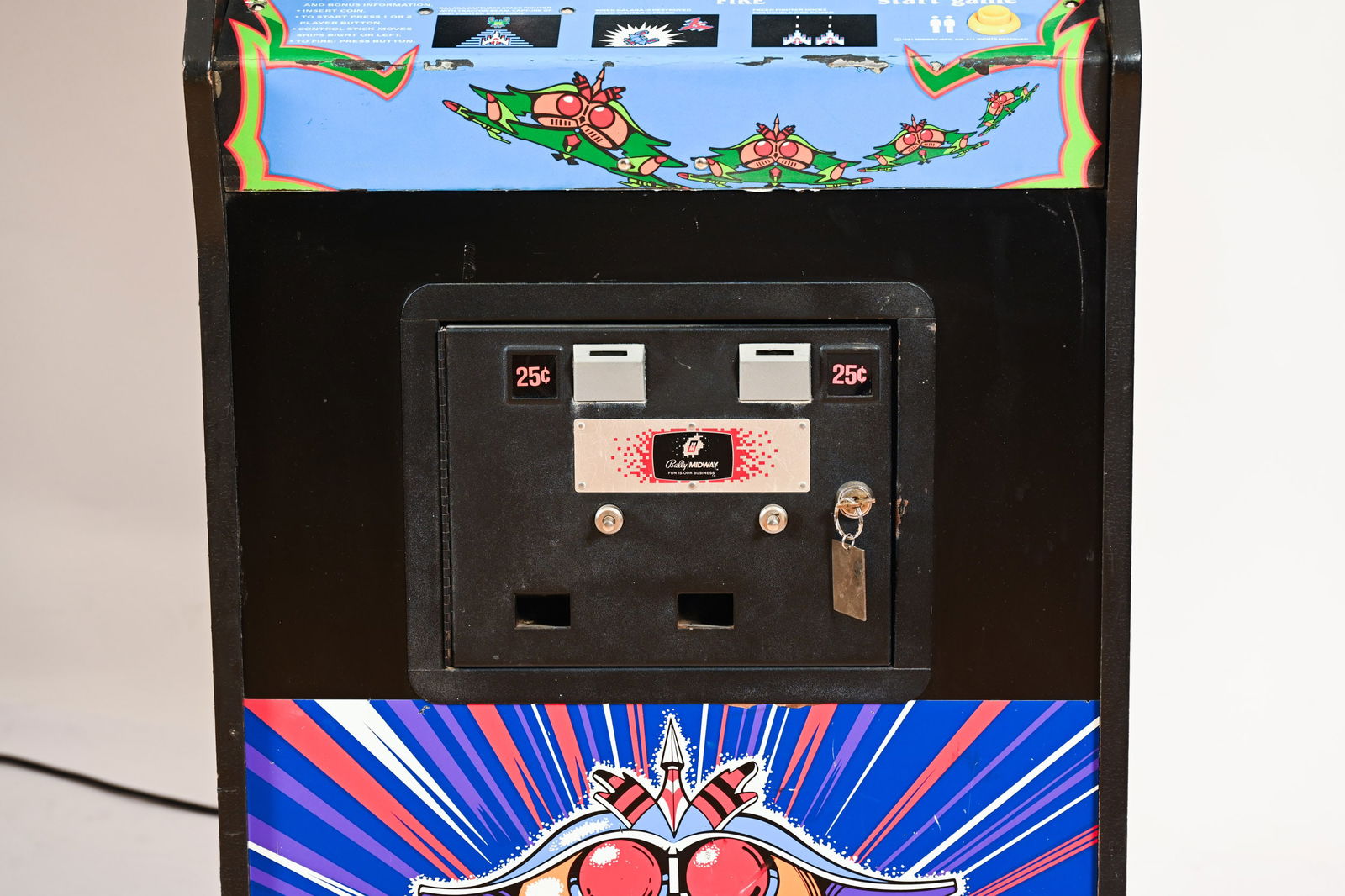 1981 BALLY/MIDWAY GALAGA ARCADE GAME - 5