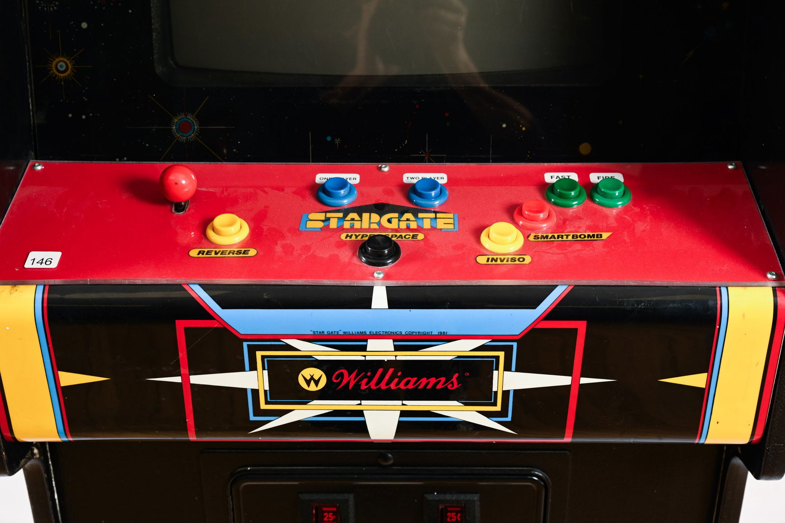 1981 WILLIAMS STARGATE DEFENDER ARCADE GAME - 5