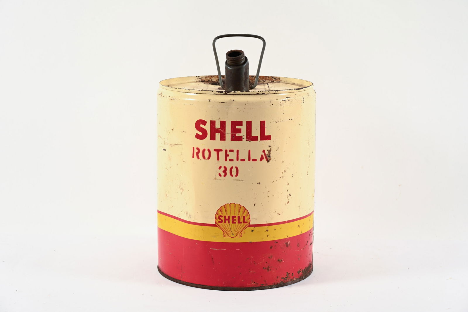 SHELL ROTELLA 30 U.S. FIVE GALLON CAN: SHELL ROTELLA 30 U.S. FIVE GALLON CAN SHELL OIL COMPANY SAN FRANSICO