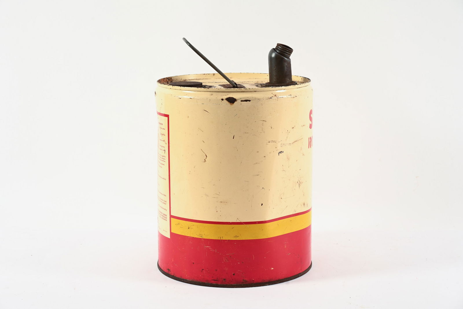 SHELL ROTELLA 30 U.S. FIVE GALLON CAN - 2