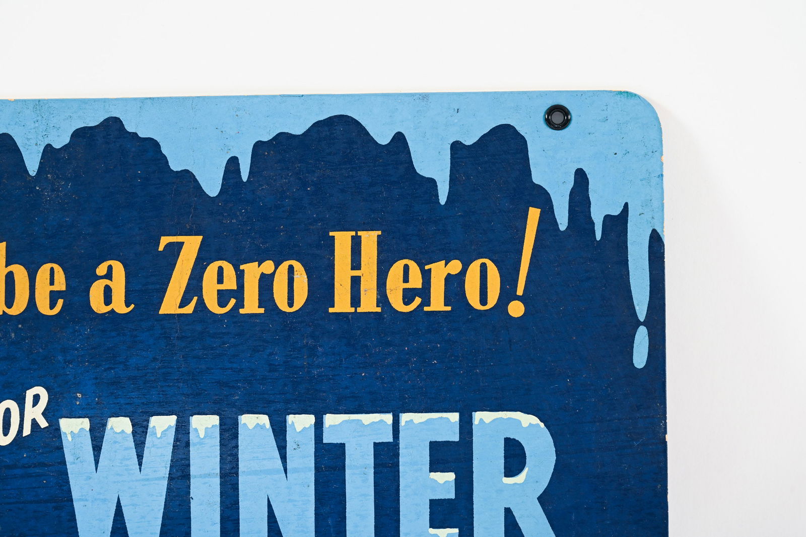 SHELL WINTER CHANGE-OVER CARDBOARD RACK SIGN - 3