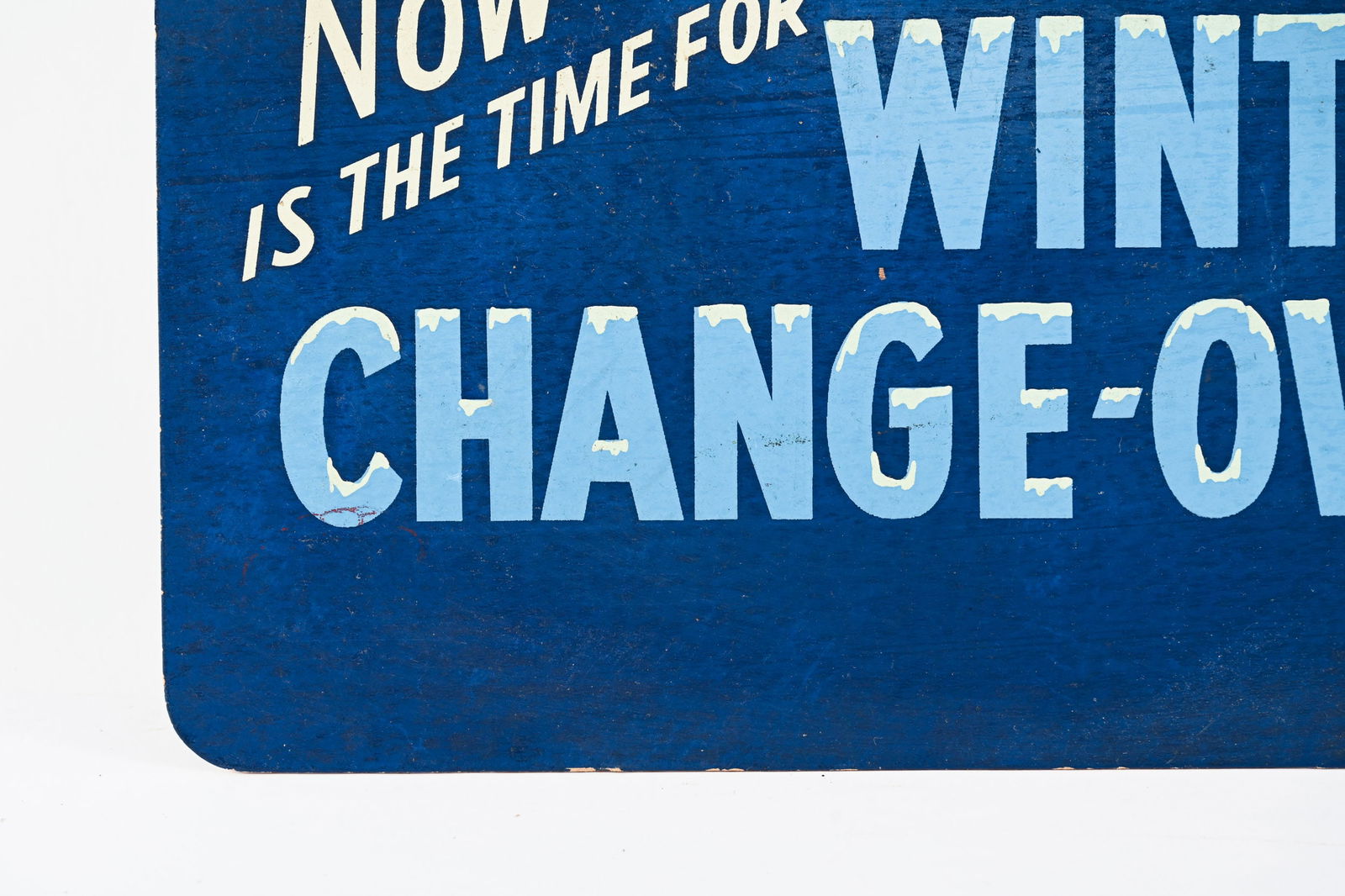 SHELL WINTER CHANGE-OVER CARDBOARD RACK SIGN - 5