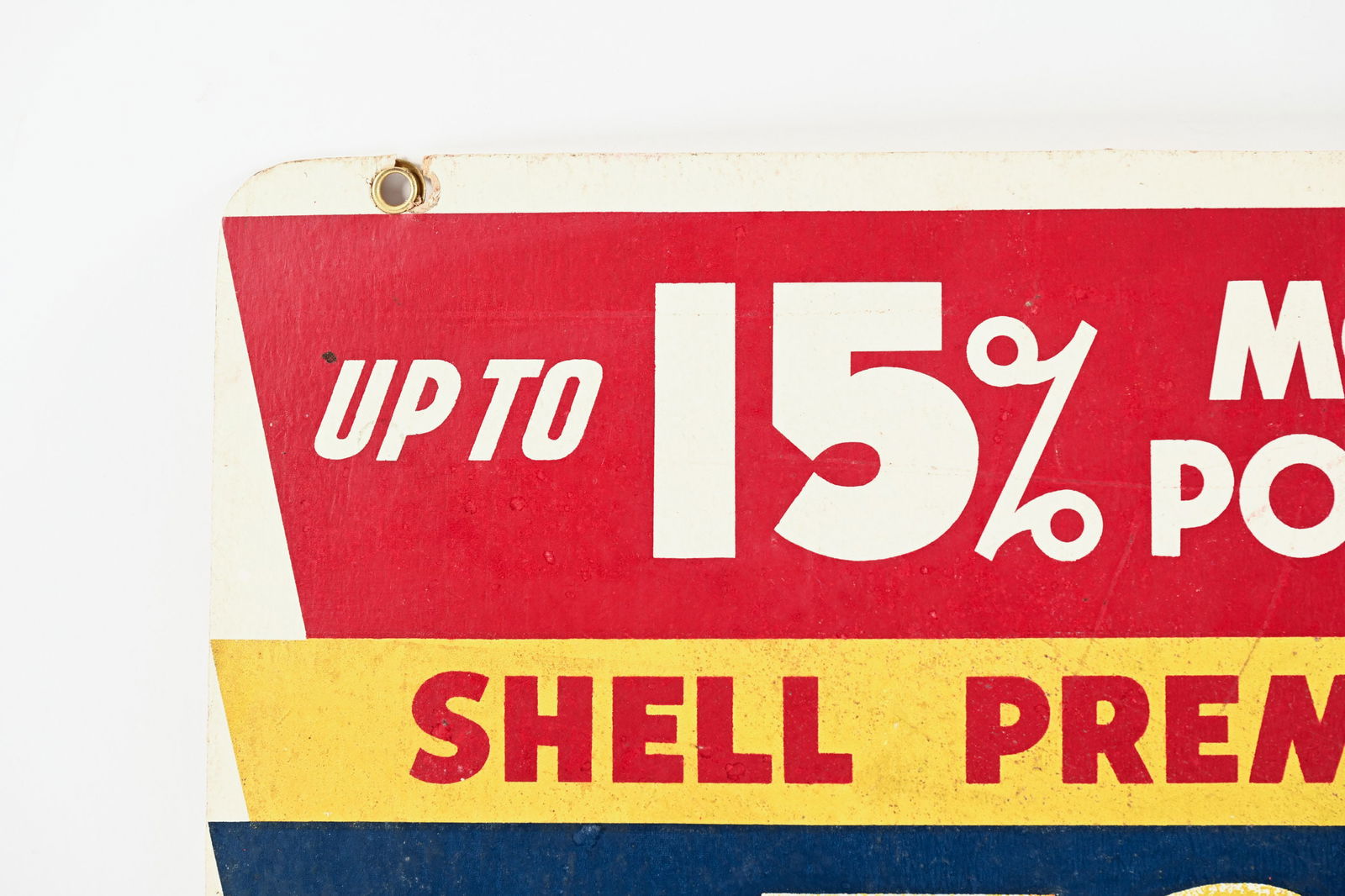 SHELL PREMIUM WITH TCP CARDBOARD RACK SIGN - 2