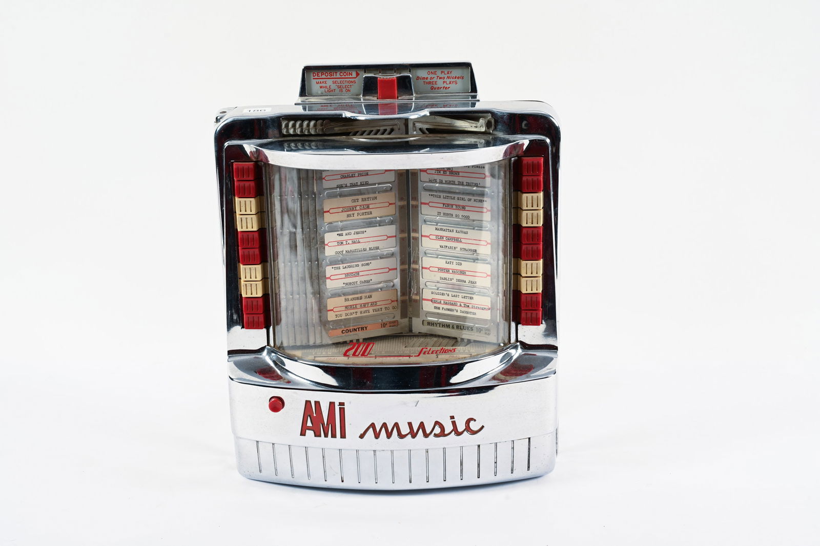 AMI MUSIC COIN OP. 200 SELECTIONS TABLETOP JUKE BOX (1 of 9)