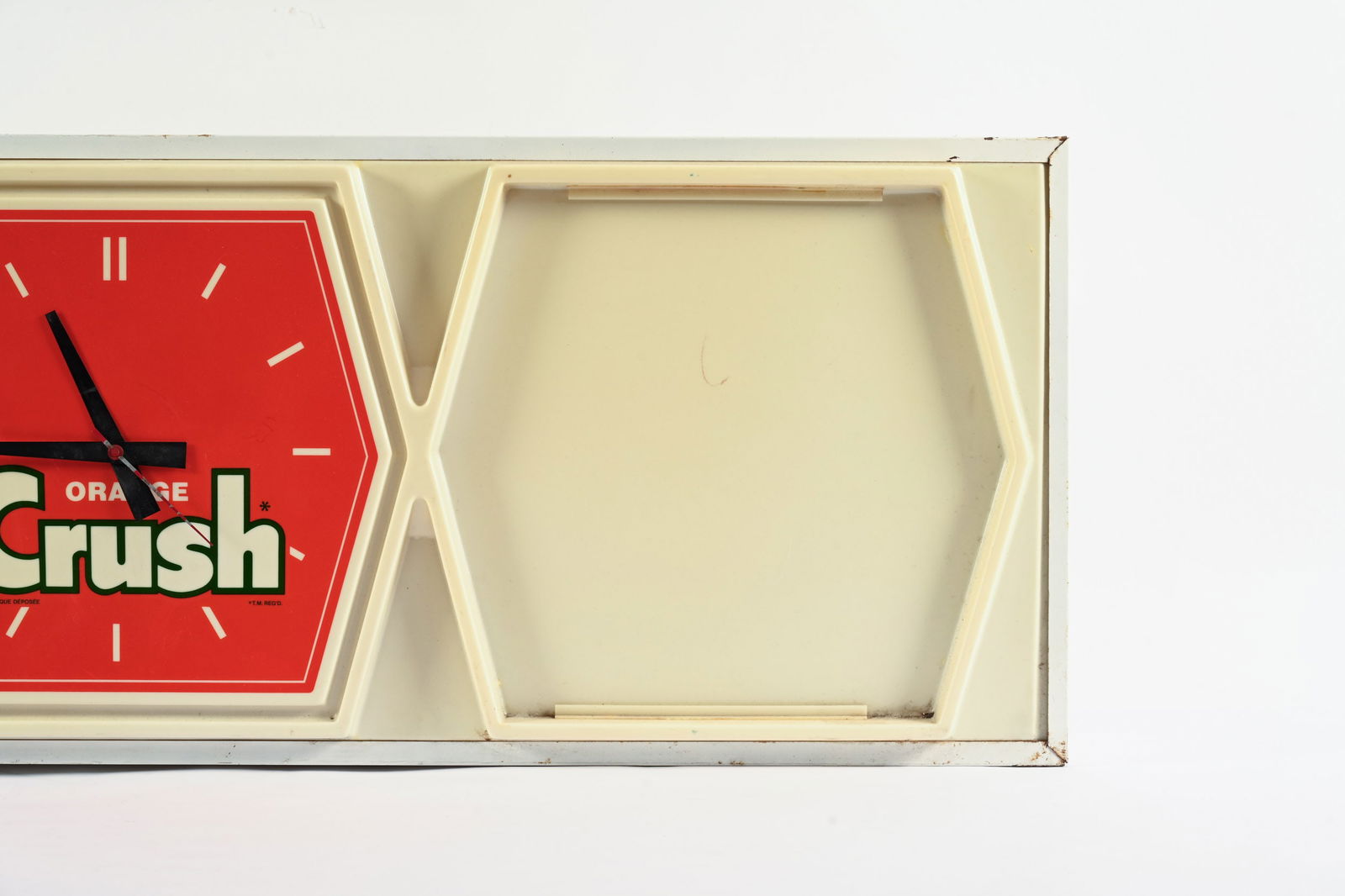 ORANGE CRUSH LIGHTED MENU BOARD CLOCK - 4