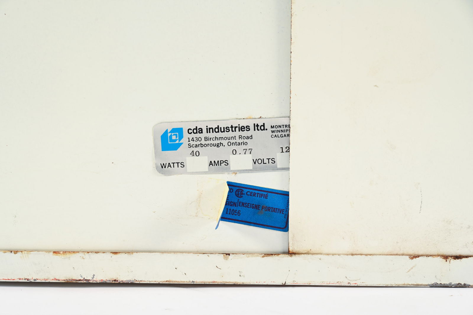 ORANGE CRUSH LIGHTED MENU BOARD CLOCK - 7