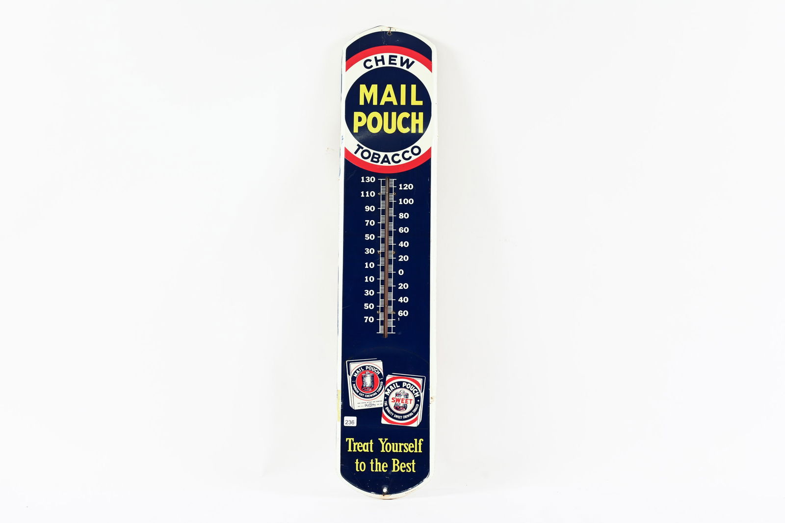 MAIL POUCH CHEW TOBACCO TIN THERMOMETER (1 of 5)