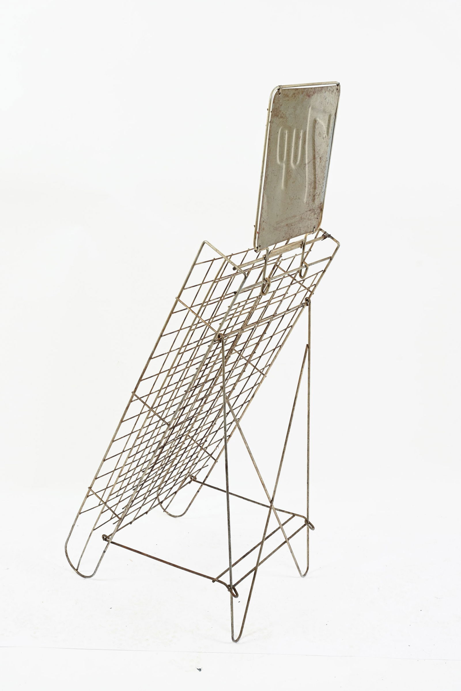 7UP WIRE BOTTLE RETURN RACK - 6