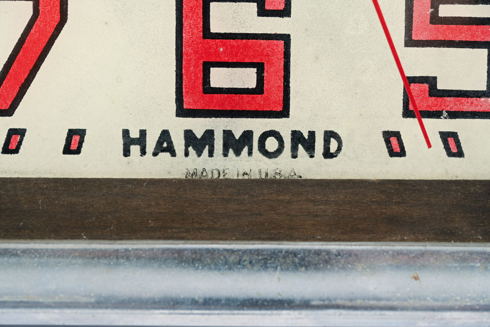 HAMMOND ART DECO ELECTRIC WALL CLOCK - 4