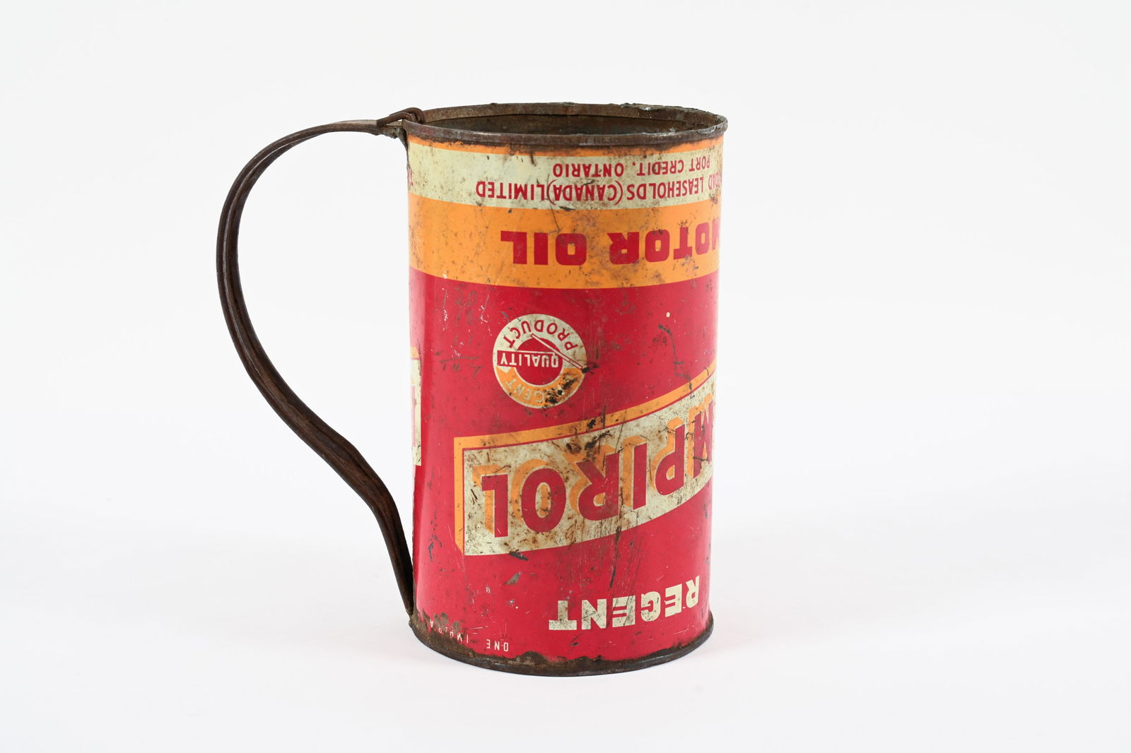 REGENT EMPIROL MOTOR OIL IMPERIAL QUART POUR CAN (1 of 6)