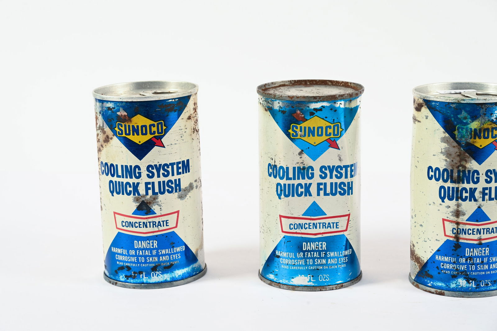 SIX SUNOCO COOLING SYSTEM QUICK FLUSH 12 OZ CANS - 2