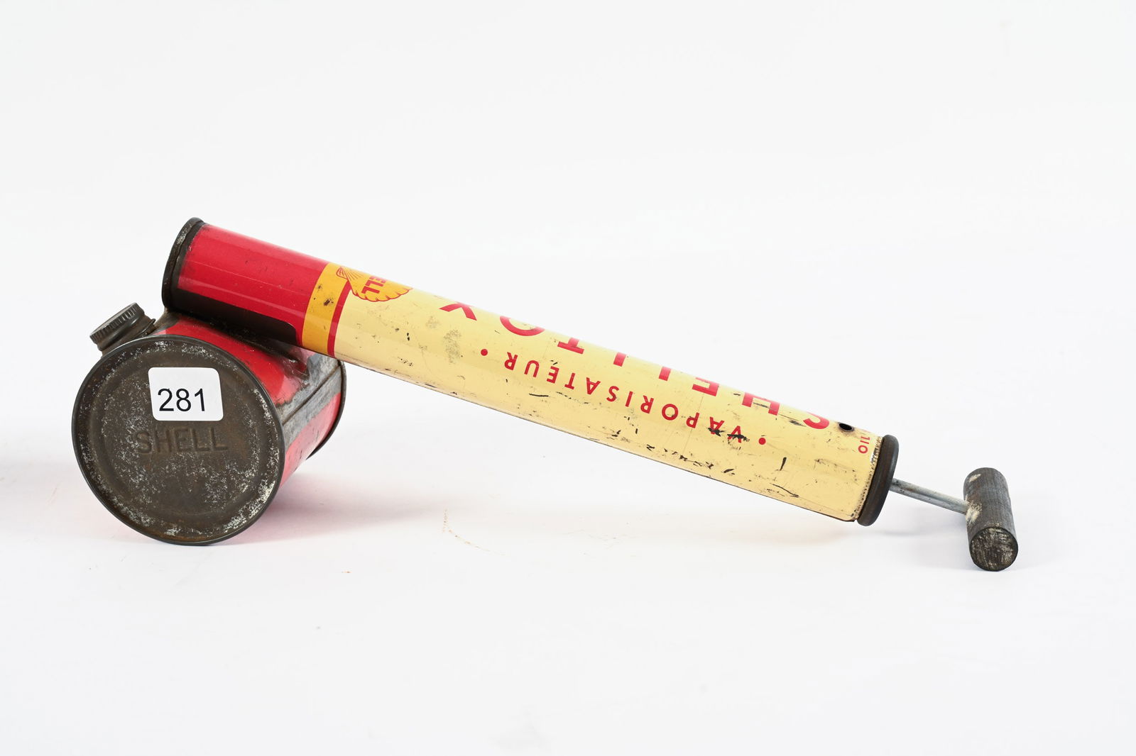 SHELL POUND GREASE CAN AND SHELLTOX SPRAYER - 4