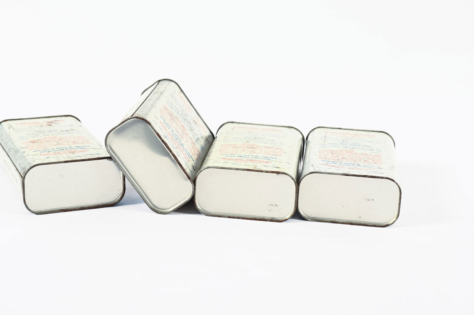 FOUR SUNOCO CHROME POLISH 8 OZ CANS - 6