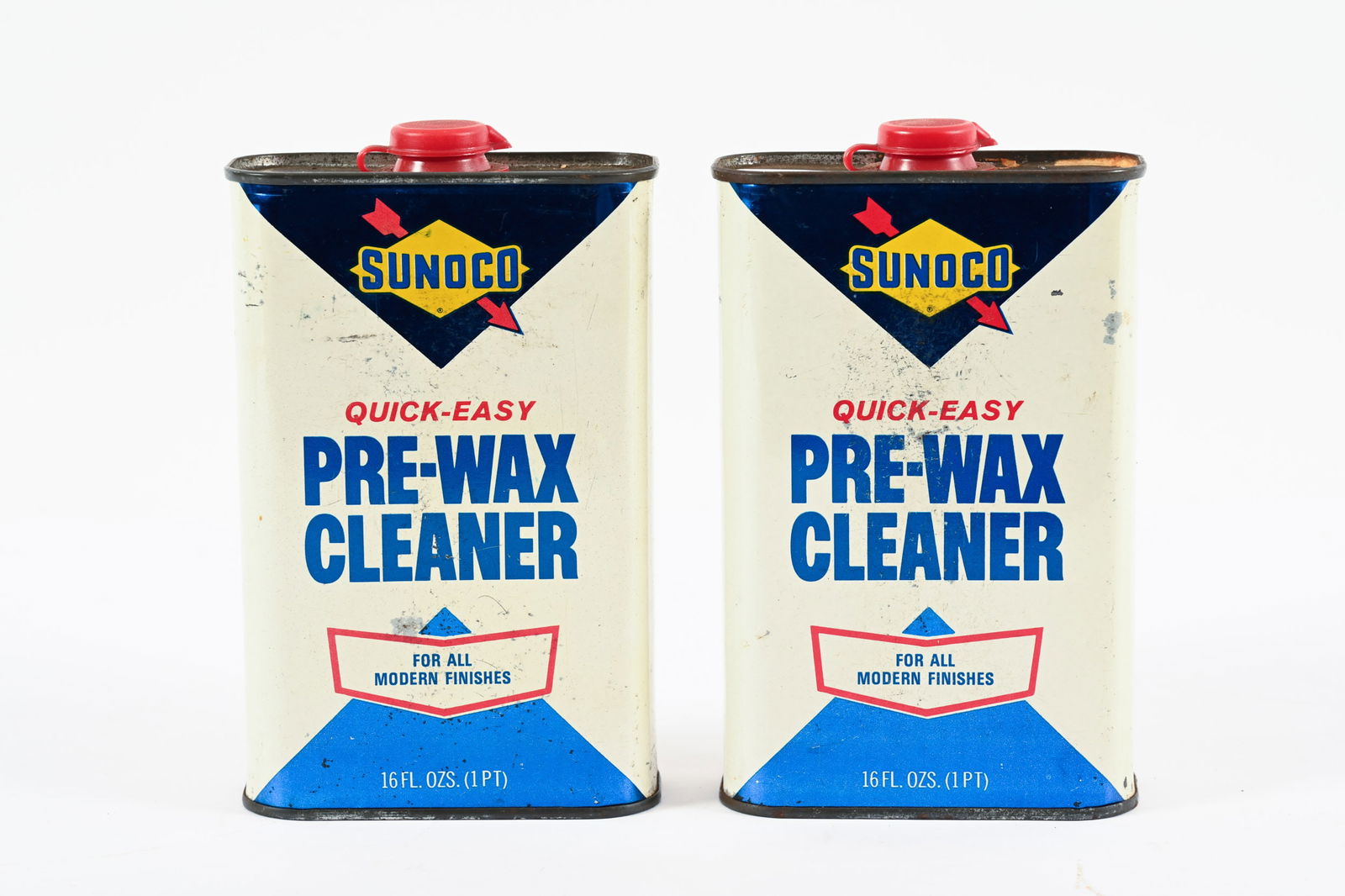 TWO SUNOCO PRE-WAX CLEANER 16 OZ CANS: TWO SUNOCO PRE-WAX CLEANER 16 OZ CANS FULL
