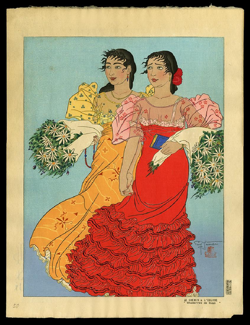 Paul Jacoulet - Japanese Print (1 of 2)