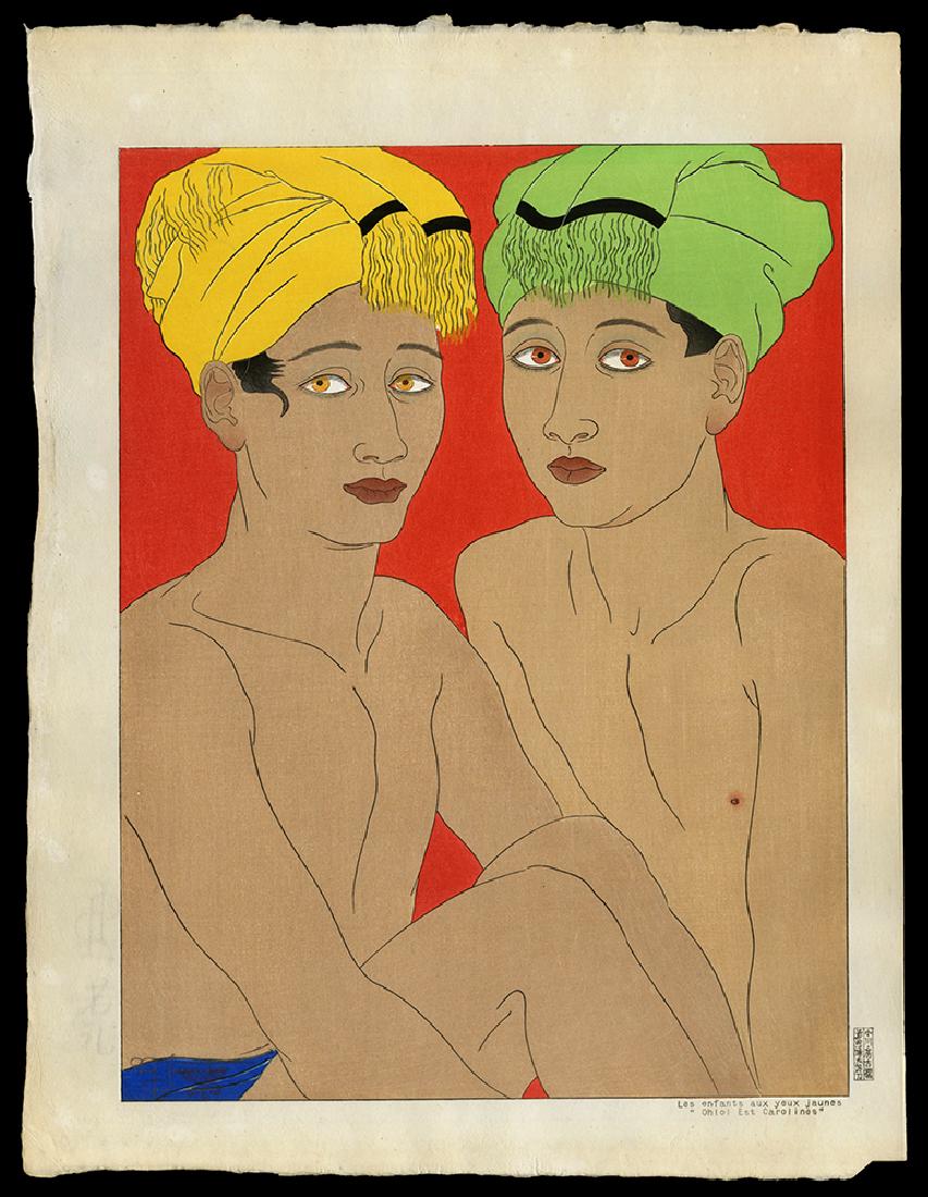 Paul Jacoulet - Japanese Print (1 of 2)