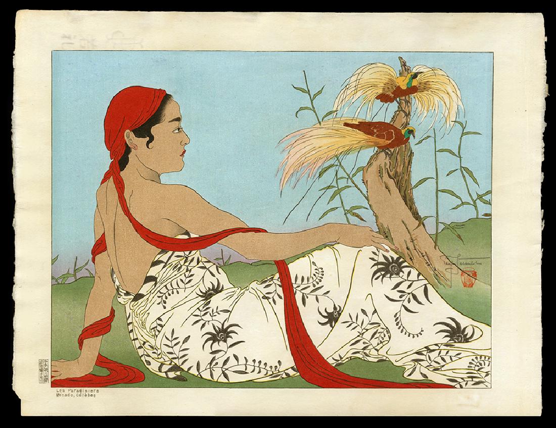 Paul Jacoulet - Japanese Print (1 of 2)