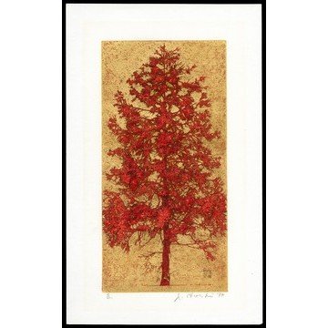 Joichi Hoshi Woodblock: Title: Red Artist: Hoshi, Joichi, 1913-1979 Edition: Unlimited Edition