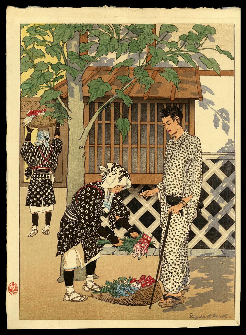 Elizabeth Keith Woodblock - Black and White: Artist: Keith, Elizabeth, 1887-1956 Title: Black and White Date: 1925 Medium: woodblock Dimensions: 14 7/8 x 10 7/8 inches Illustrated: Keith, pl. 98 Notes:<