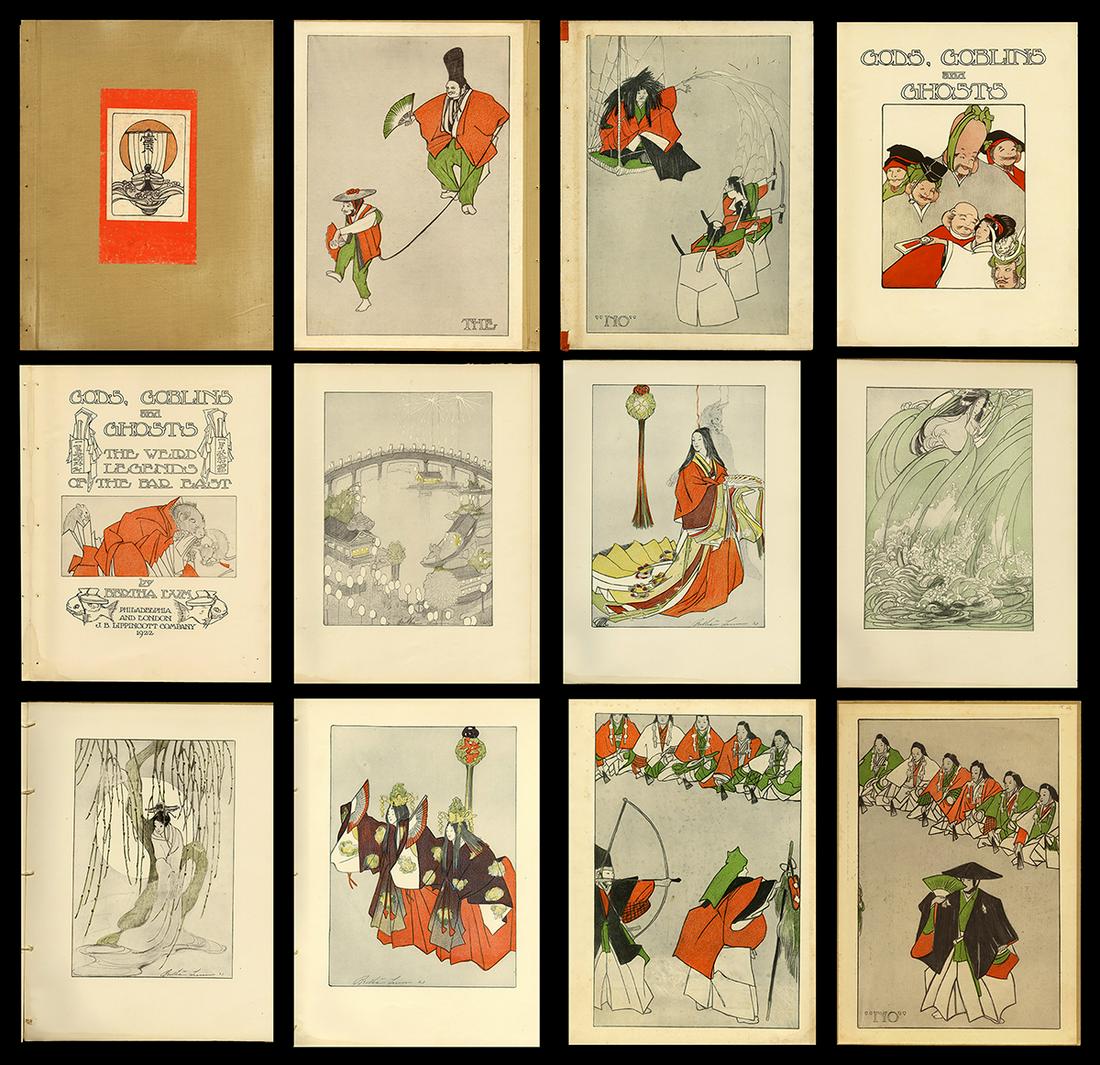 Bertha Lum Book - Gods, Ghosts and Goblins: Artist: Lum, Bertha, 1869-1954 Title: Gods, Ghosts and Goblins: The Weird Legends of the Far East Date: 1922 Medium: machine printed