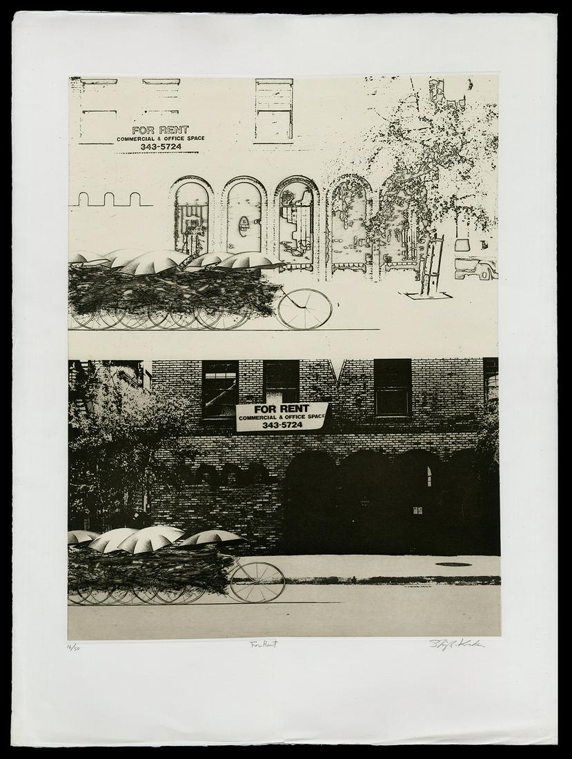 Shigeki Kuroda Etching - For Rent (1 of 2)
