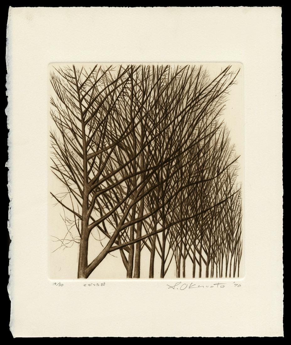 Shogo Okamoto Etching - Pointed Branches (1 of 2)