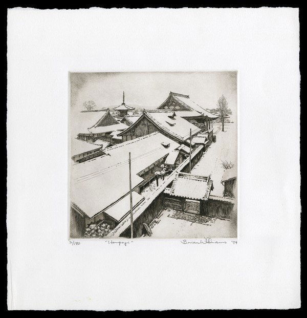 Brian Williams Etching: Title: Hanpoji Artist: Williams, Brian, b.1950Edition: 2/180Date: 1994Medium: