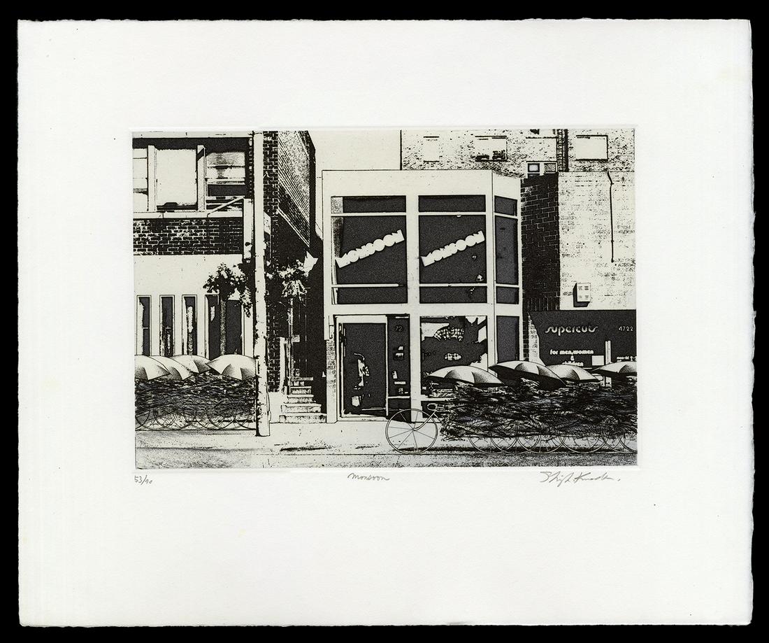 Shigeki Kuroda Etching - Monsoon (1 of 2)