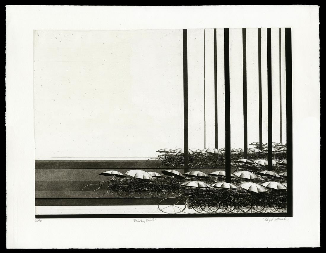 Shigeki Kuroda Etching - Vanishing Point (1 of 2)