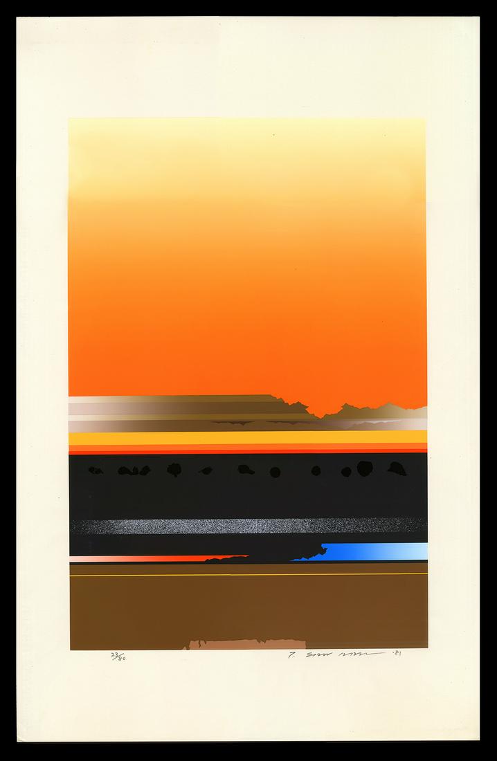 Tetsuro Sawada Silkscreen - Untitled (1 of 2)
