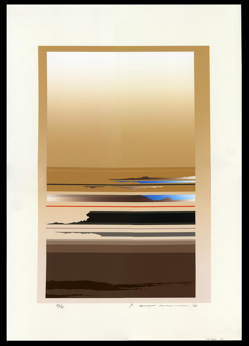 Tetsuro Sawada Silkscreen - Untitled (1 of 2)