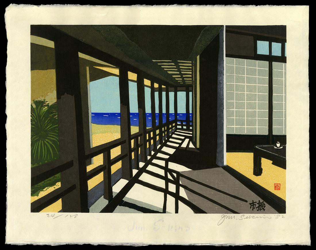 Jun'ichiro Sekino Woodblock - Ichifuri (1 of 2)