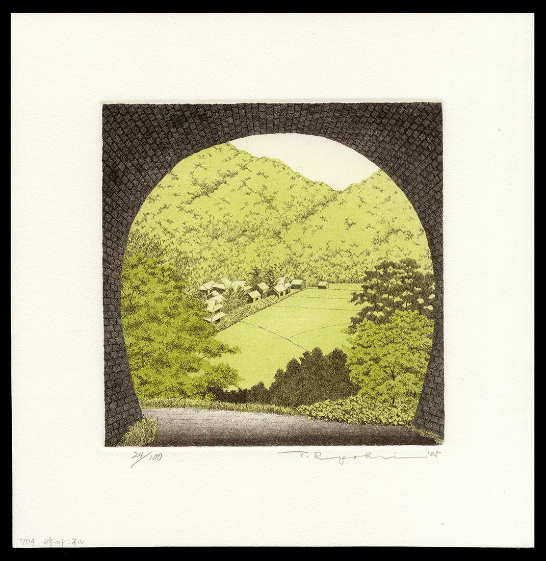 Ryohei Tanaka Etching - Tunnel in a Pass (1 of 2)