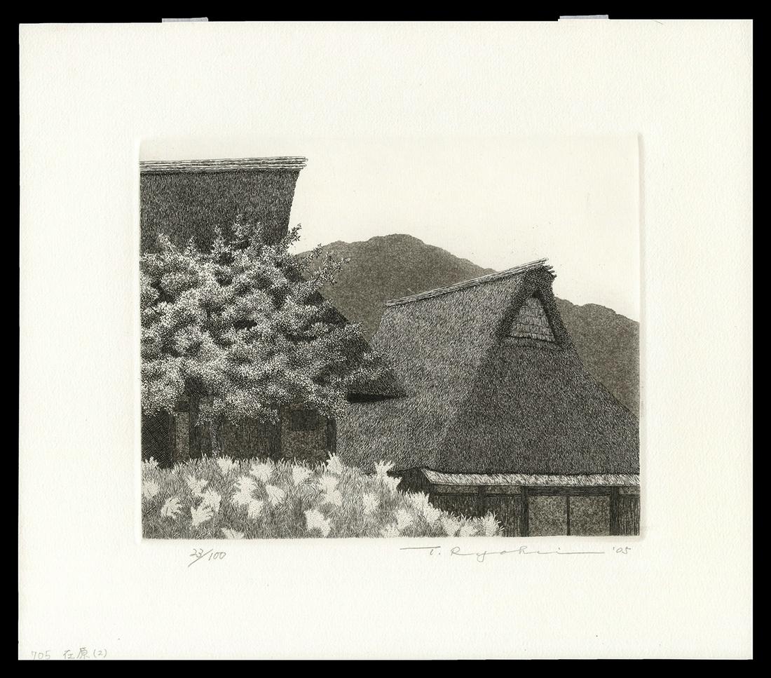 Ryohei Tanaka Etching And Aquatint - Arihara No. 2 (1 of 2)