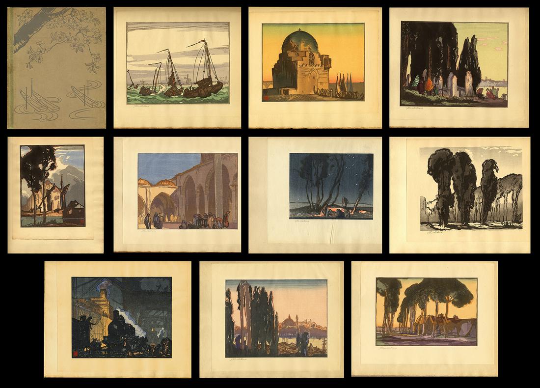 Mokuchu Urushibara Woodblock - Ten Woodcuts (1 of 12)