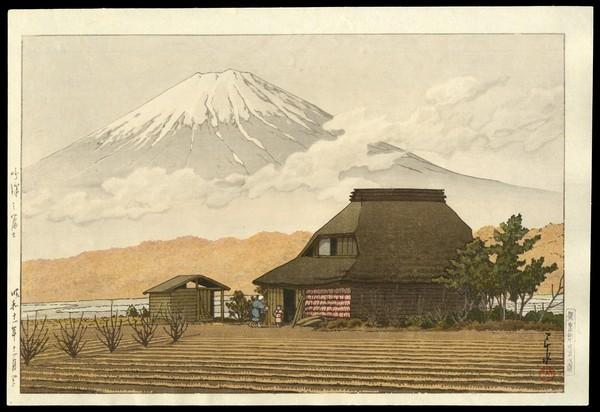 Kawase Hasui Woodblock: Title: Mt. Fuji Seen from Narusawa in Autumn Artist: Hasui, Kawase, 1883-1957 Date: 1936 Medium: woodblo